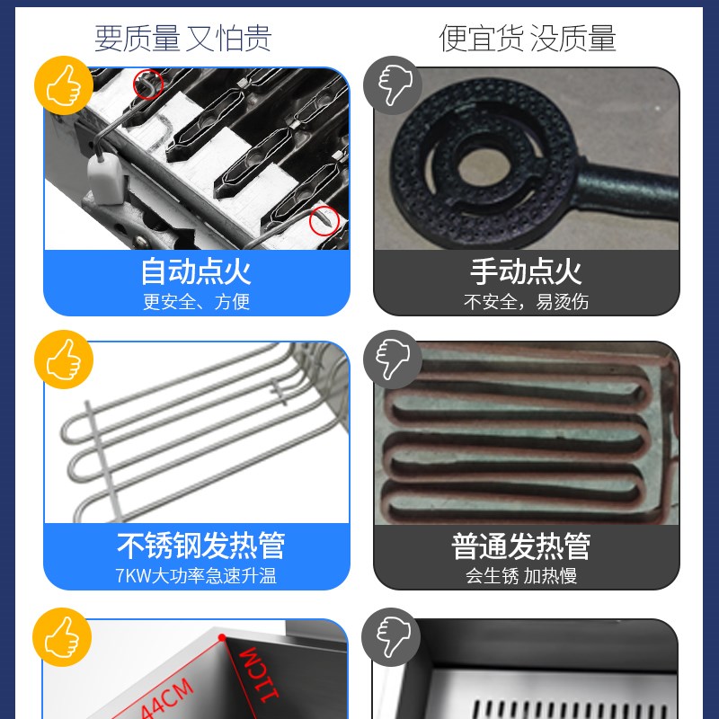 全自动炸油条机商用单缸大容量电炸锅油炸锅燃气摆摊炸油条锅