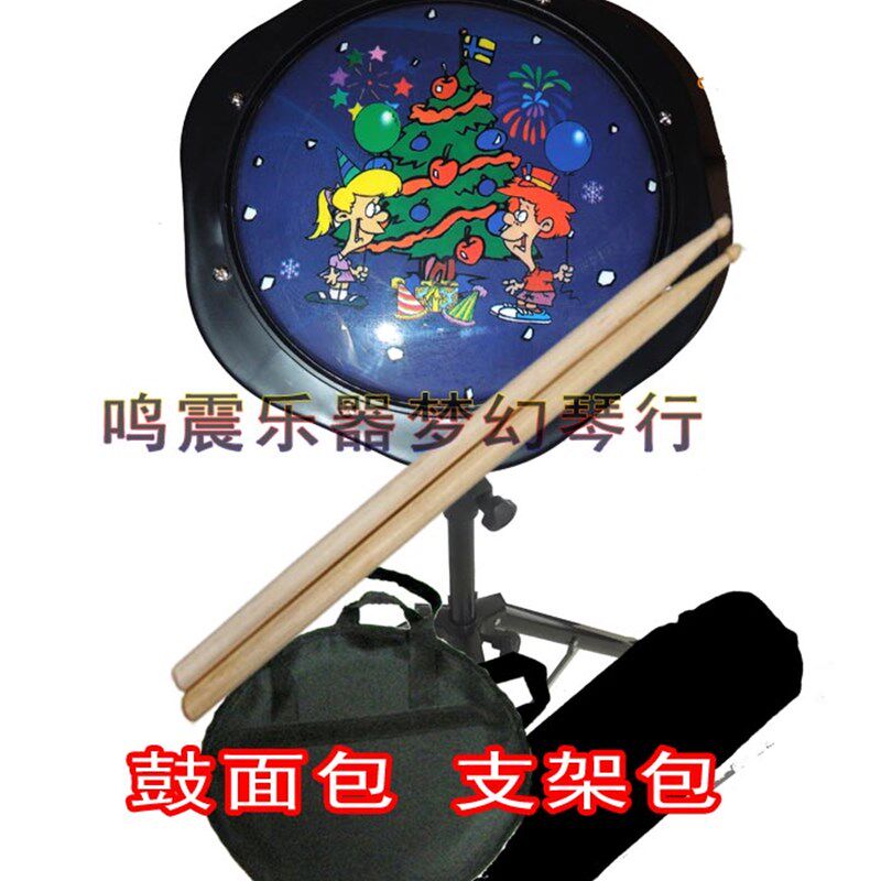 八角练习鼓 哑鼓 静音打击板含支架包 鼓面包 送鼓棒 练习板