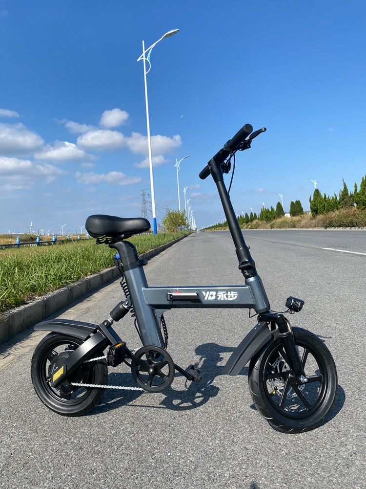 电动自行车代驾代步轻便孩子小型迷你便H携超轻带脚踏折叠车新国
