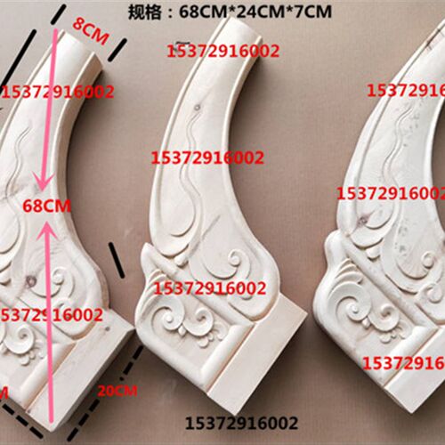 东阳木雕古建垭口 压头斜撑牛腿 木雕梁托柱头 木雕雀替 花格门窗