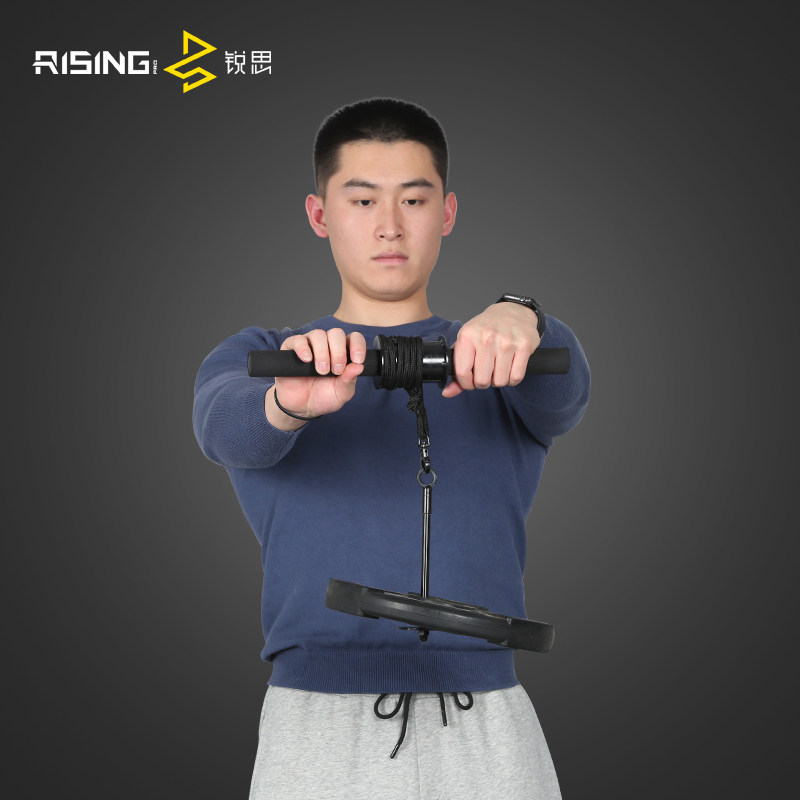 小臂力量训练器前臂健身器材千斤棒负重卷绳P单杠臂力器锻炼腕力