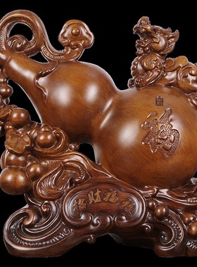 葫芦摆件 招财镇宅貔貅聚财福禄家居客厅入户玄关书架装饰品摆设