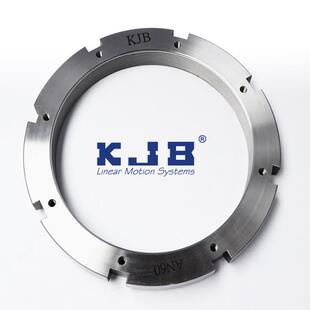 AN70 Tr350*5.0HM大型八槽梯型螺纹带锁紧卡厂家直销碳钢圆螺母