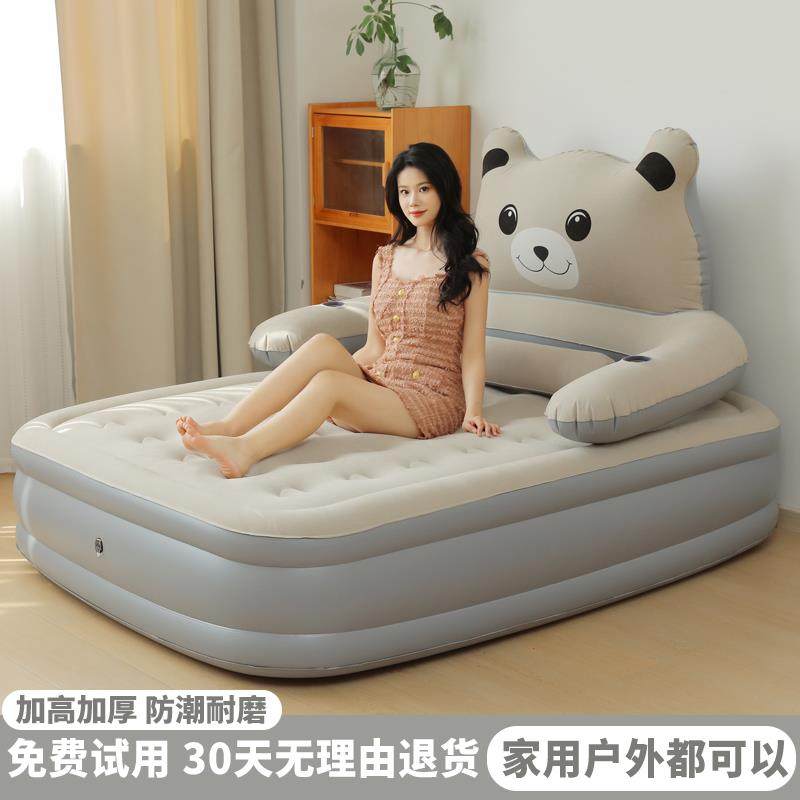 充气床垫打地舖自动帐篷户外露营睡垫折叠家用充气垫加高加大1.5