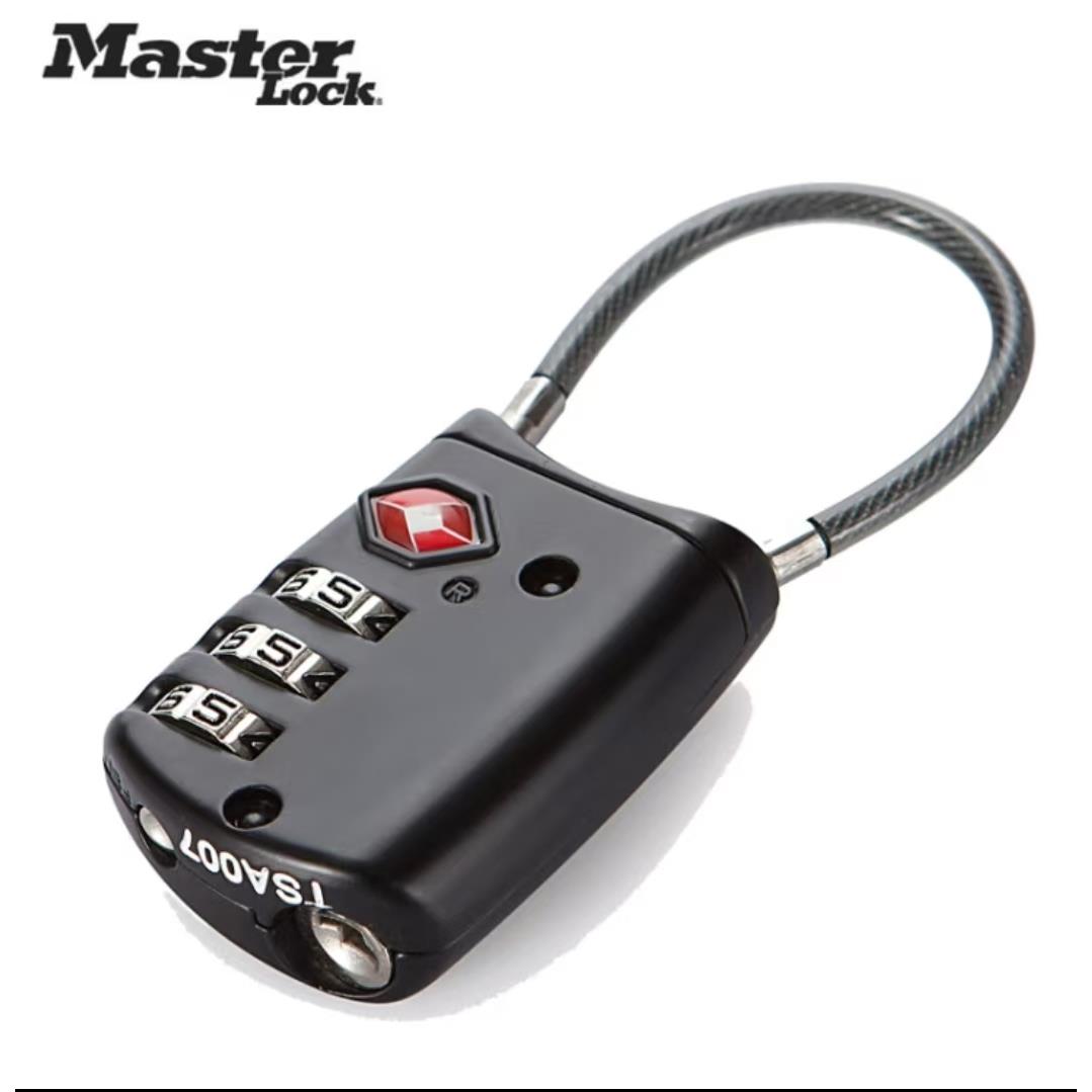 玛斯特迷你小密码挂锁健身房更衣柜抽屉柜子书包拉炼 炼 行李箱钢