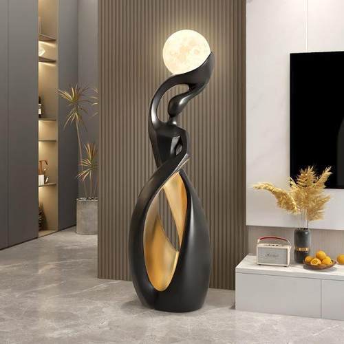 大气大型礼物沙发客厅电视柜高端装饰灯艺术乔迁边旁玄关落地摆件