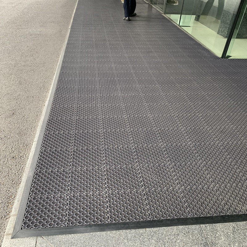 商用门垫室外拼接别墅防滑脚垫简约防G水镂空门厅超薄吸尘门口地