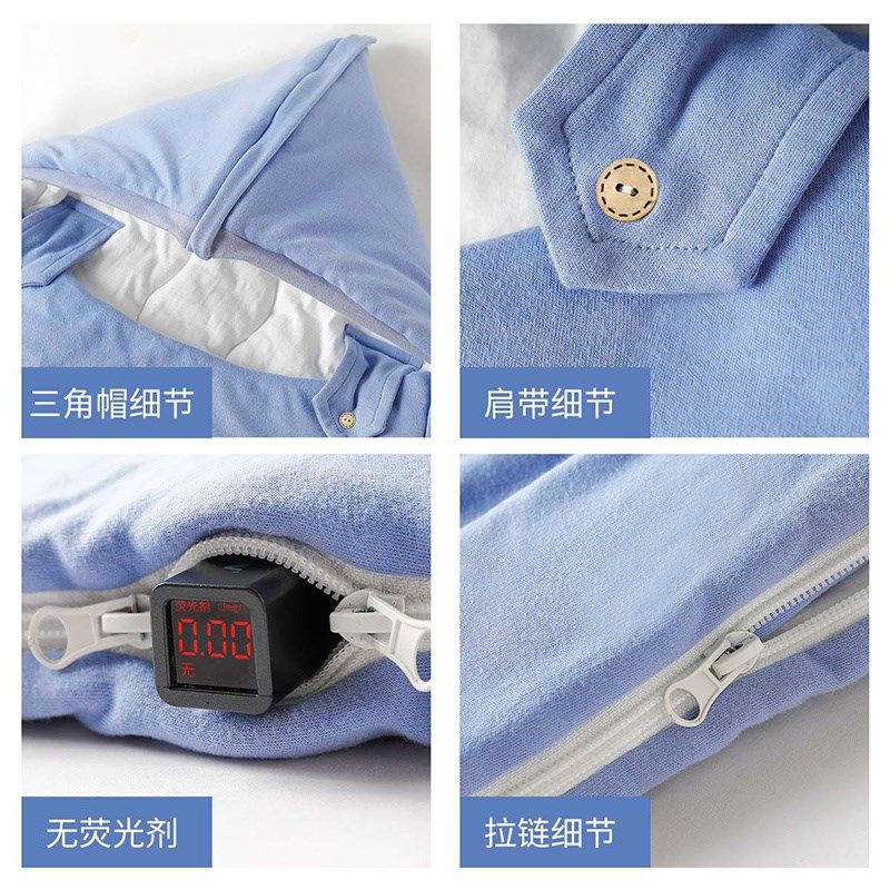 睡袋婴儿秋冬加厚新生初生儿宝宝包被小月龄防惊跳恒温冬季防踢被