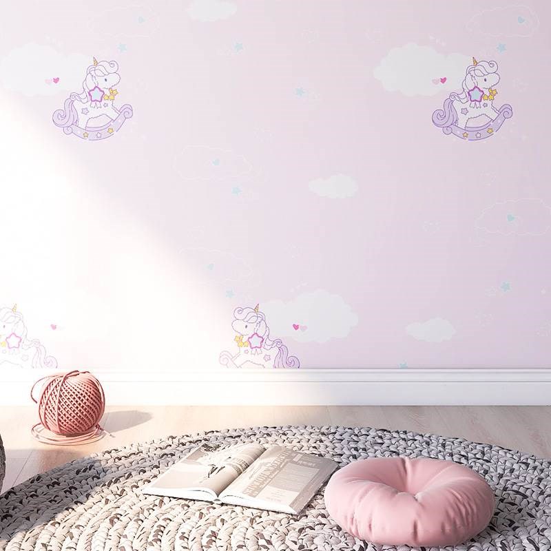 卡通墙纸自粘客厅墙贴温馨卧室贴纸男女儿童房墙面装饰壁纸背新款