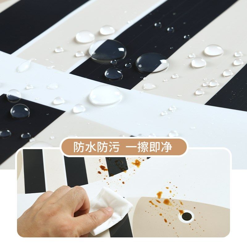 速发仿瓷砖贴纸自粘墙围墙裙护y墙板装饰板墙纸防水U防潮儿童房卡