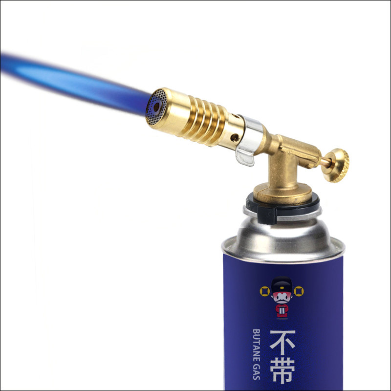 全铜卡式喷火枪烧烤点火器烧猪毛喷火器喷M灯头烘培卡式气喷枪焊