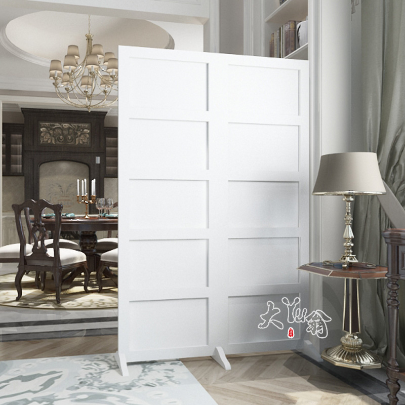 屏风隔断简约现代折屏服装店橱窗挡板帘客韩式屏风断帘子客厅玄关