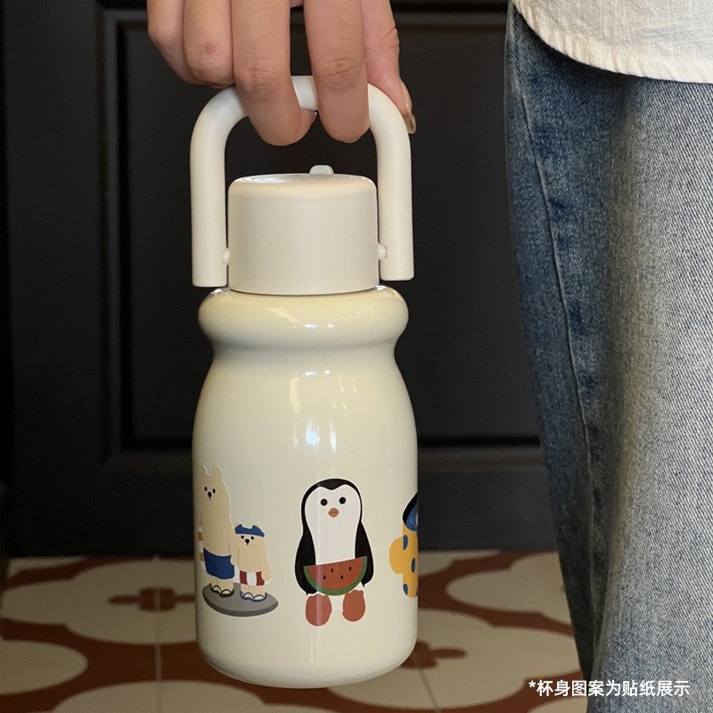 章鱼小姐的杯子随行保温杯女高颜值便携316不锈钢水杯新款学生杯