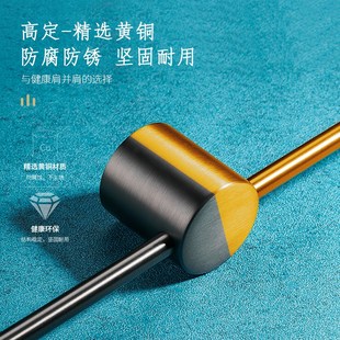 架枪灰色免打孔卫生间门后置物架厕所收纳沥水鞋 全铜浴室拖鞋 架子