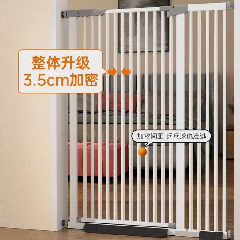 防猫门栏 狗狗室内阳台隔断栅栏加密加高免打孔猫狗护栏宠物门栏