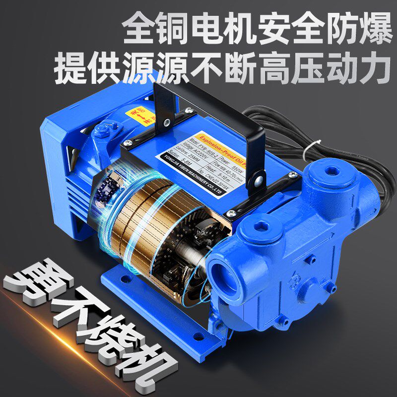 新款汽油泵12V/24V220v汽油甲醇电动抽油泵自吸防爆油泵抽油设备图片