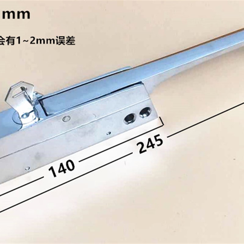 1200侧边安装门锁冷库冰柜直行门锁把手烘箱烤箱设备门锁带勾拉手