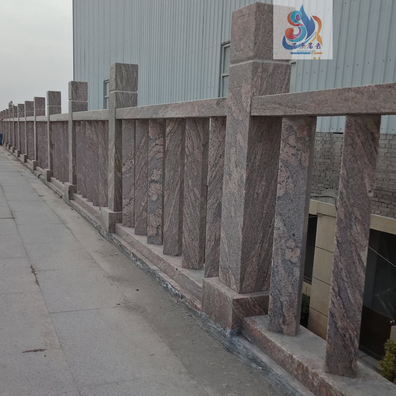 石雕栏杆花岗岩组合透空栏杆空雕室内外现代中式大理石护栏石围栏