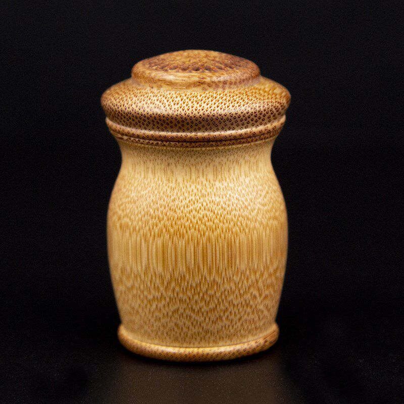 雕刻竹子葫芦蒙心竹铃黑白虫养虫罐竹子文玩手把件竹制虫玩叫竹筒