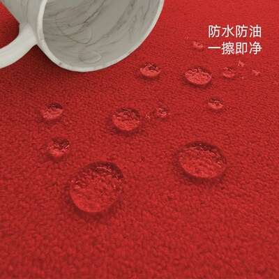 地垫入户门垫喜庆红色蹭土进门脚垫玄关门口防滑门外垫耐脏可裁剪