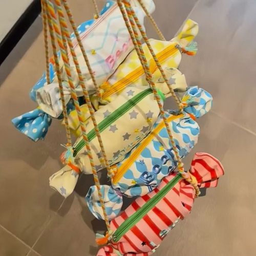 韩系多巴胺糖果刺绣包包百搭单肩