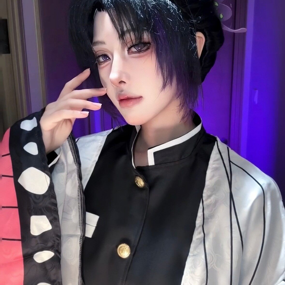 鬼灭之刃蝴蝶忍cosplay服装