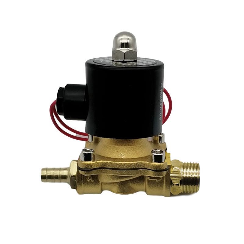 汽车货车刹车淋水器配件纯铜电磁控制阀24V1O2V放水过滤开关4分