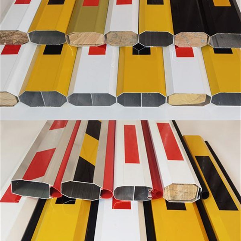 *拦车八角小区门禁起落伸缩栅栏门栏杆直杆门卫铝合金升降杆