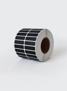 黑色PP合成纸不干胶30 25 20 40 50 60 70 55撕Z不破防水标签