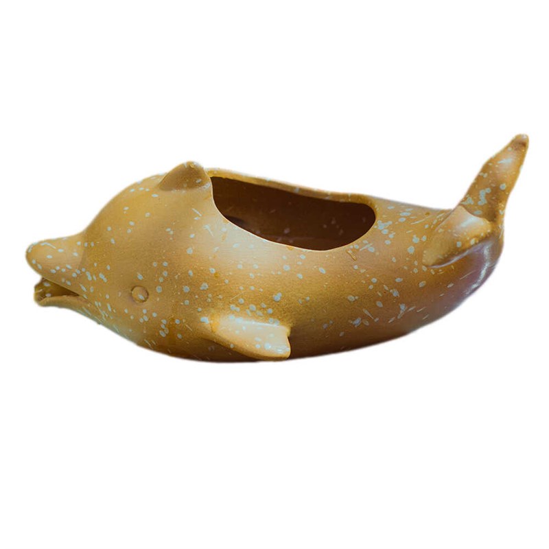 循环流水陶罐生态缸上增氧过滤器出水口装饰品鱼缸鱼池造景小摆件