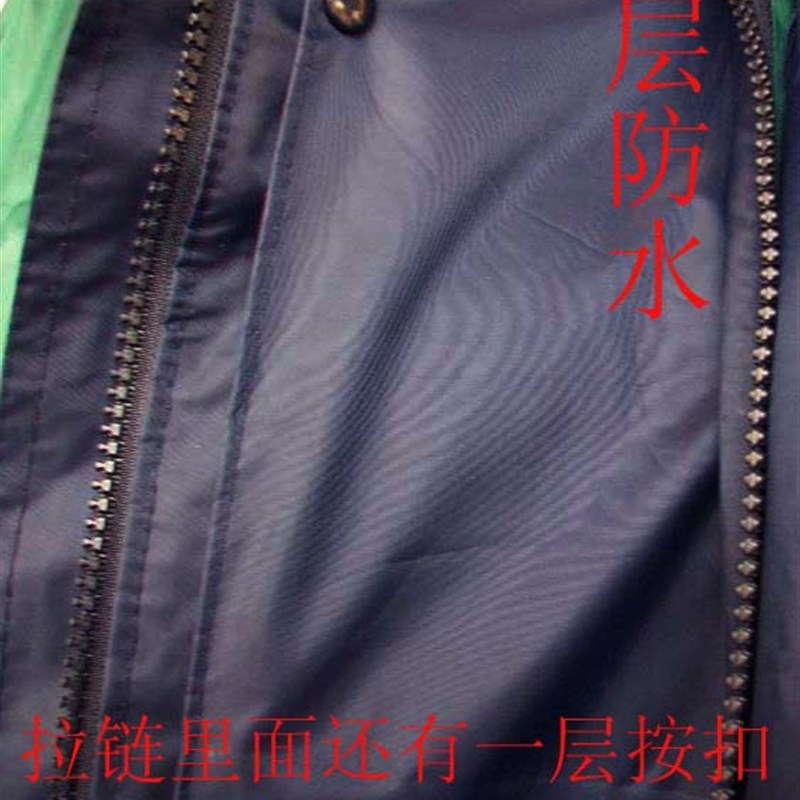 包邮麦芝西柏男女雨衣雨裤套装双层连手套全天候背部透气反光条