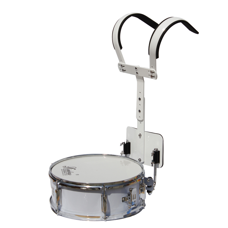 新宝小军鼓13/14英寸军鼓乐器 背架小队鼓不锈钢腔乐器鼓演奏型