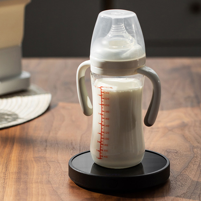40度加热垫玻璃杯加热器热牛奶杯早餐杯可调保温底座水杯恒温杯垫