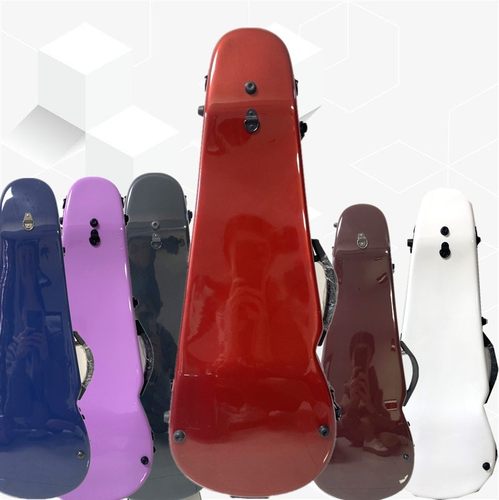 15/16/17寸地轮方形中提琴盒 可调节尺寸多色中提琴玻璃钢盒地轮