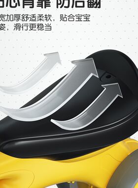儿童平衡车1一3岁半2宝宝骑的车四轮幼儿溜溜车婴儿滑步车