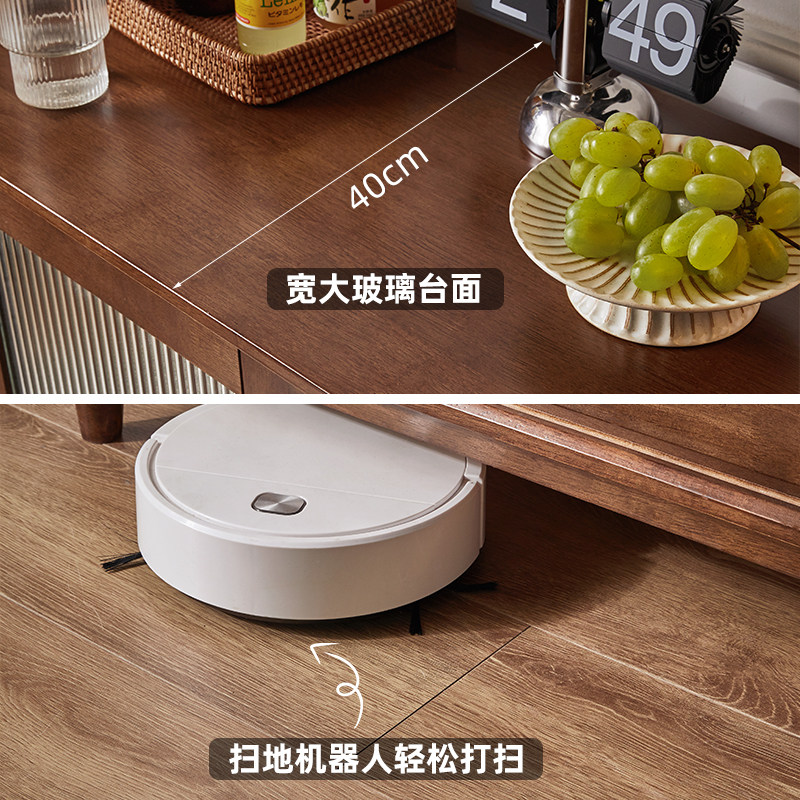 实木餐边柜现代简约置物柜家用餐厅碗柜储物柜客厅酒柜靠墙茶水柜