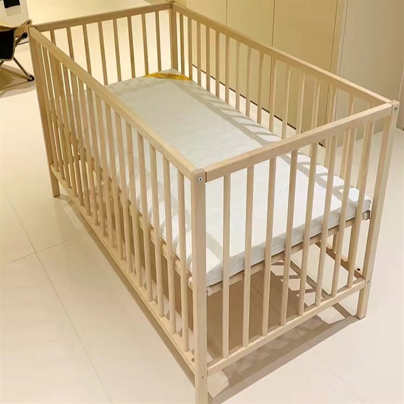 辛格莱婴儿床防摔防护栏s上围栏婴儿床简约现代实木e1级环保儿童