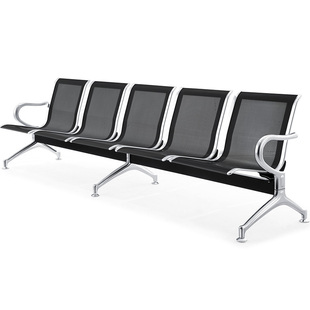 5人位不c锈钢机场椅连排椅车站长椅公共场所椅子等候椅休息椅排椅