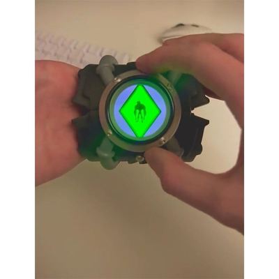 玩具男童少年骇客手表变身器保卫者发光投影手表2024年爆火的玩具