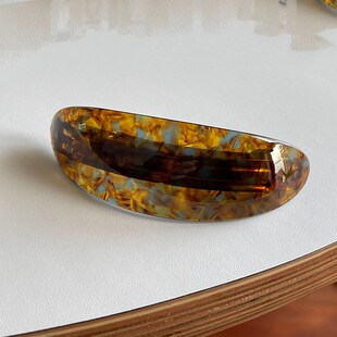 头发夹子发夹低横后脑勺女u新款发量少马尾夹夹一字夹弹簧夹子新