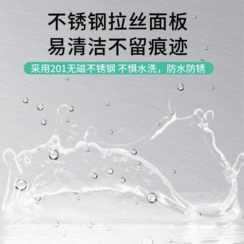 不锈钢可折叠加厚厨房家用挂墙单层隔板阳台加高墙上壁挂式置物架