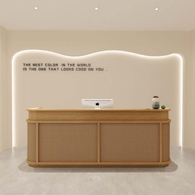 ?侘寂风服装店吧台收银台店铺小型柜台民宿日韩餐饮藤编前台接待,商业/办公家具,收银台,淘宝优惠券,粉丝福利购,淘宝优惠卷