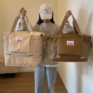 大容量旅行包手提袋子女士短期出差包时尚套拉杆外出防水行李包男