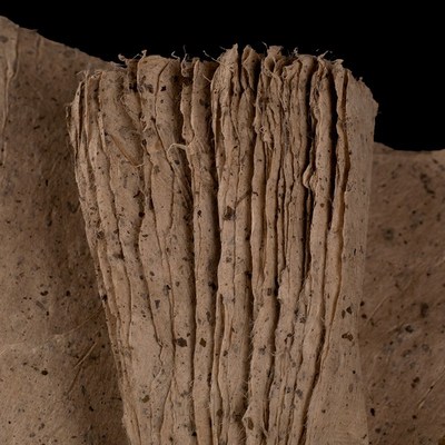 安徽宣纸古法手工桑皮纸土纸麻纸半生熟书法国画封酒坛包花毛边纸