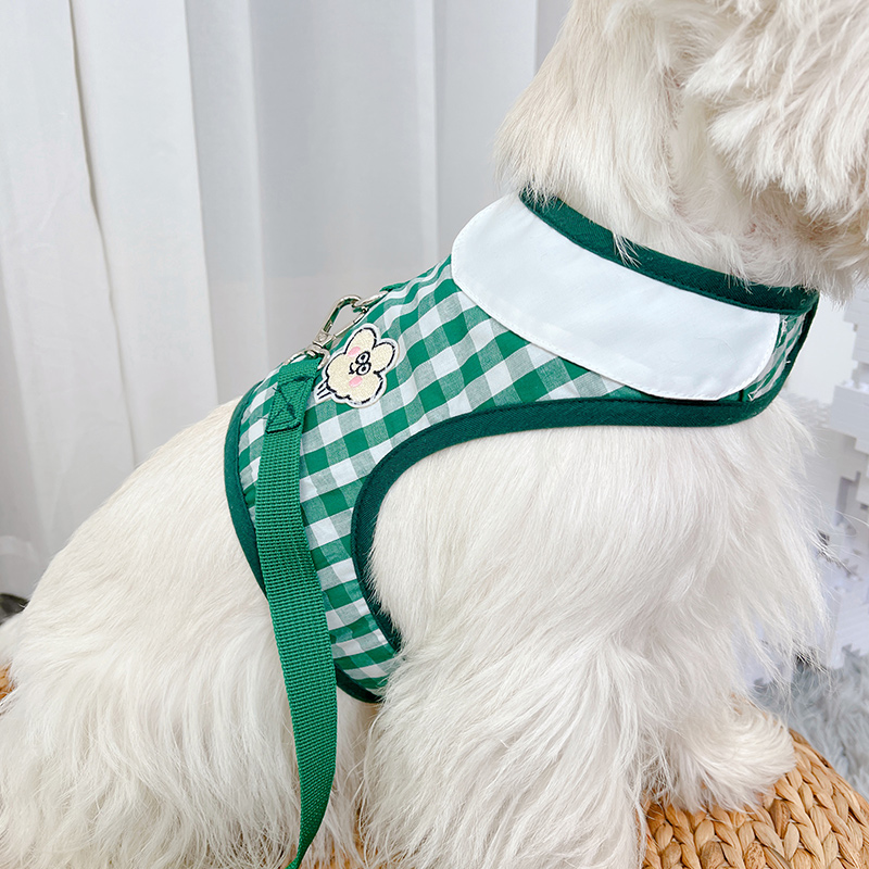 猫链子牵引绳猫咪防外出挣脱狗狗胸背遛猫绳遛猫背心式遛狗小型犬