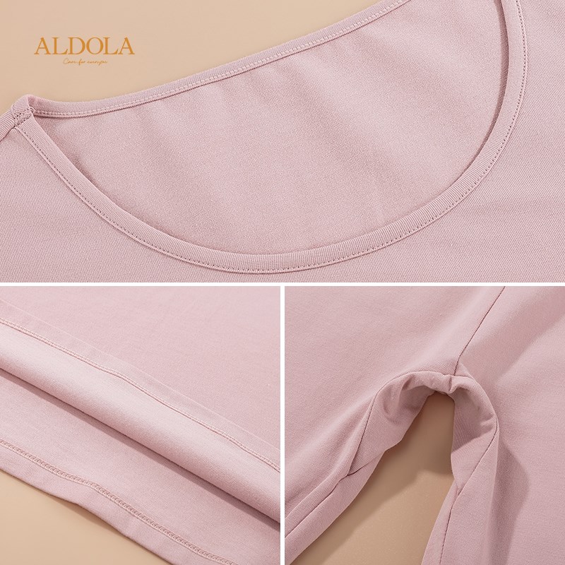 雅黛丽秋衣秋裤套装女冬季纯棉肌底打底衫冬季本命年保暖内衣女士