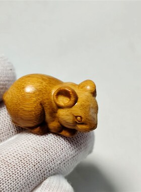 竹根雕百态手把件文房案头雅玩挂件吊坠配饰三通配件实心竹