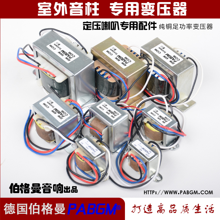定压喇叭音柱线间变压器30W40W45W50W60W65W80OW100W120W200W