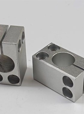 底座用支架 简易方型CAQB CAQM CBQB CBQM固定夹单孔支架轴夹