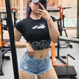 civilregime迪士尼米妮小短袖 200克轻薄透气柔软水洗高弹力